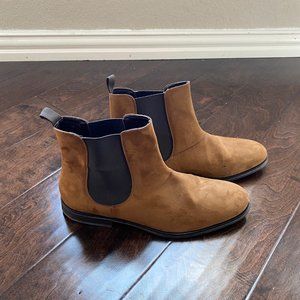 Wills Vegan Camel Chelsea Boots